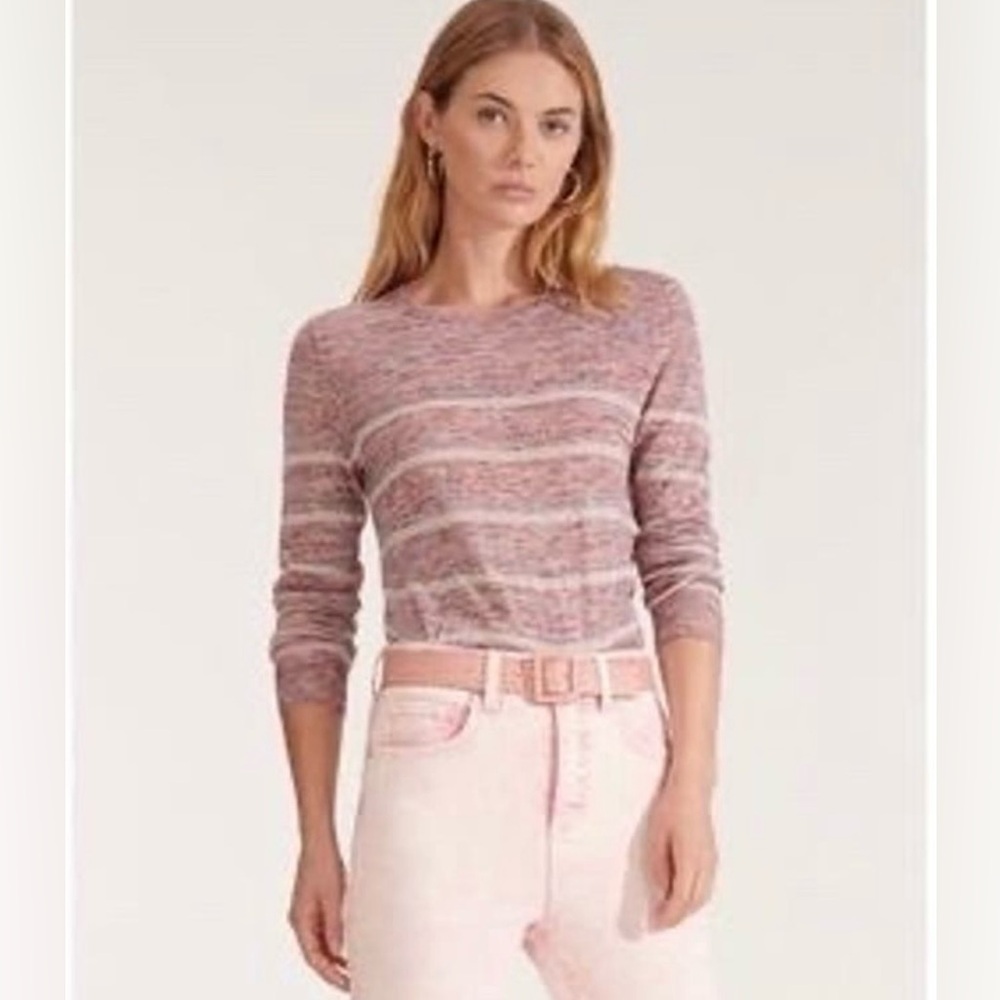 Veronica Beard Henderson Linen Blend Sweater Size XS